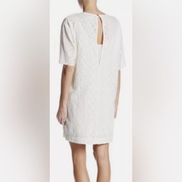 Current Elliot White Eyelet 100% cotton Dress Size 1 (Small) EUC - Picture 4 of 12